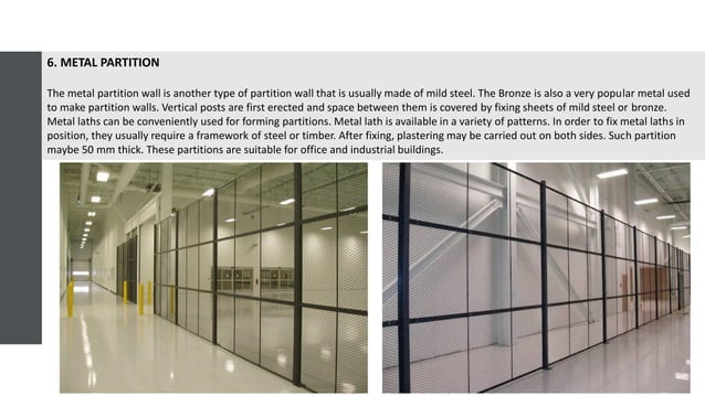 Partition System in building construction | PDF | Woodworking | Arts ...