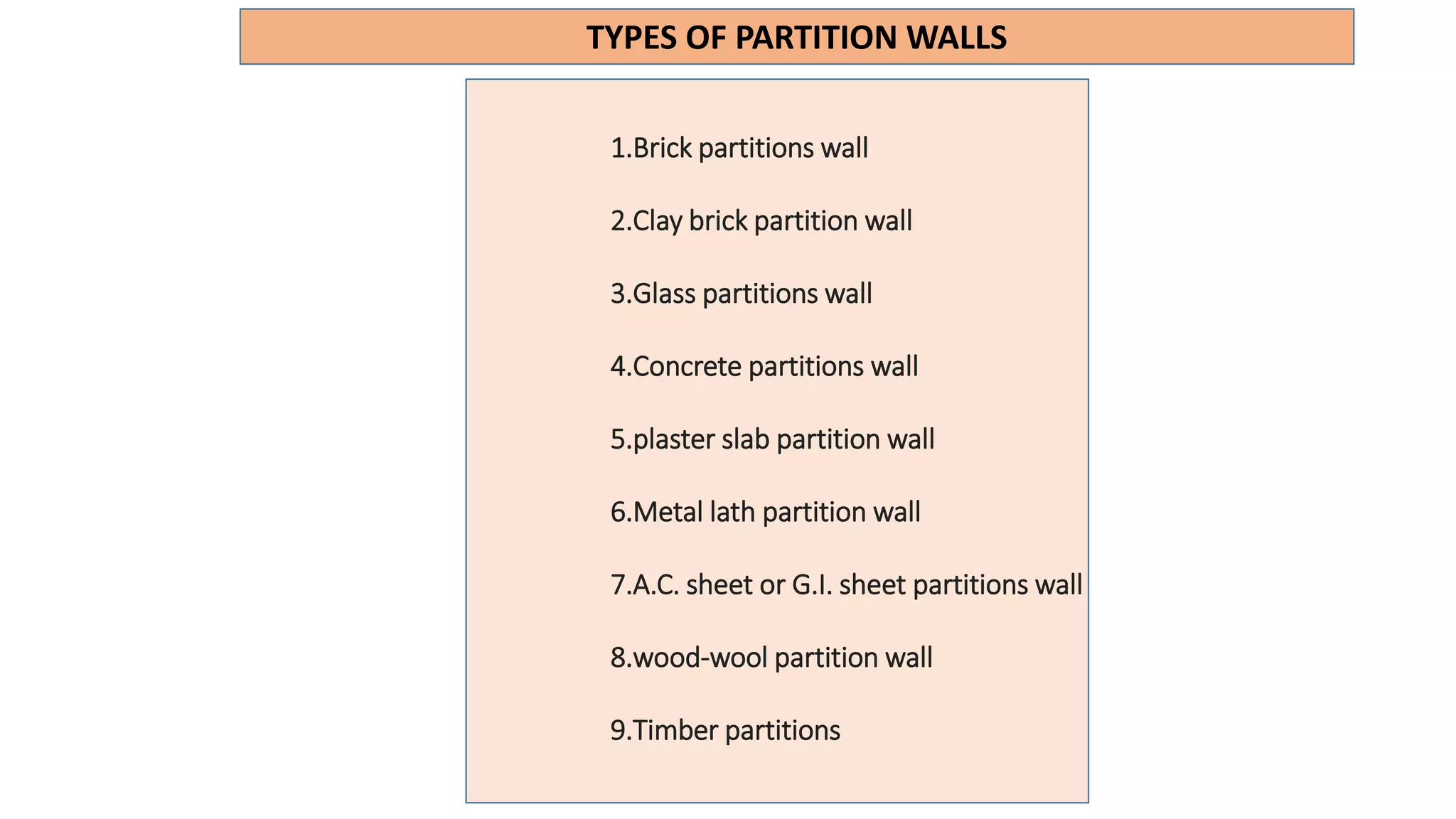 Partition wall | PDF