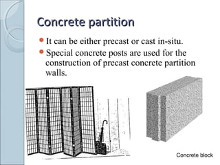 What is a Partition Wall? 12 Types of Partition Walls - Civil Engineering