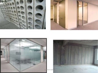 partition walls
 