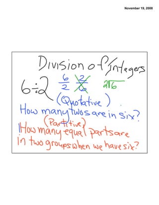 Partitive And Quotative Division