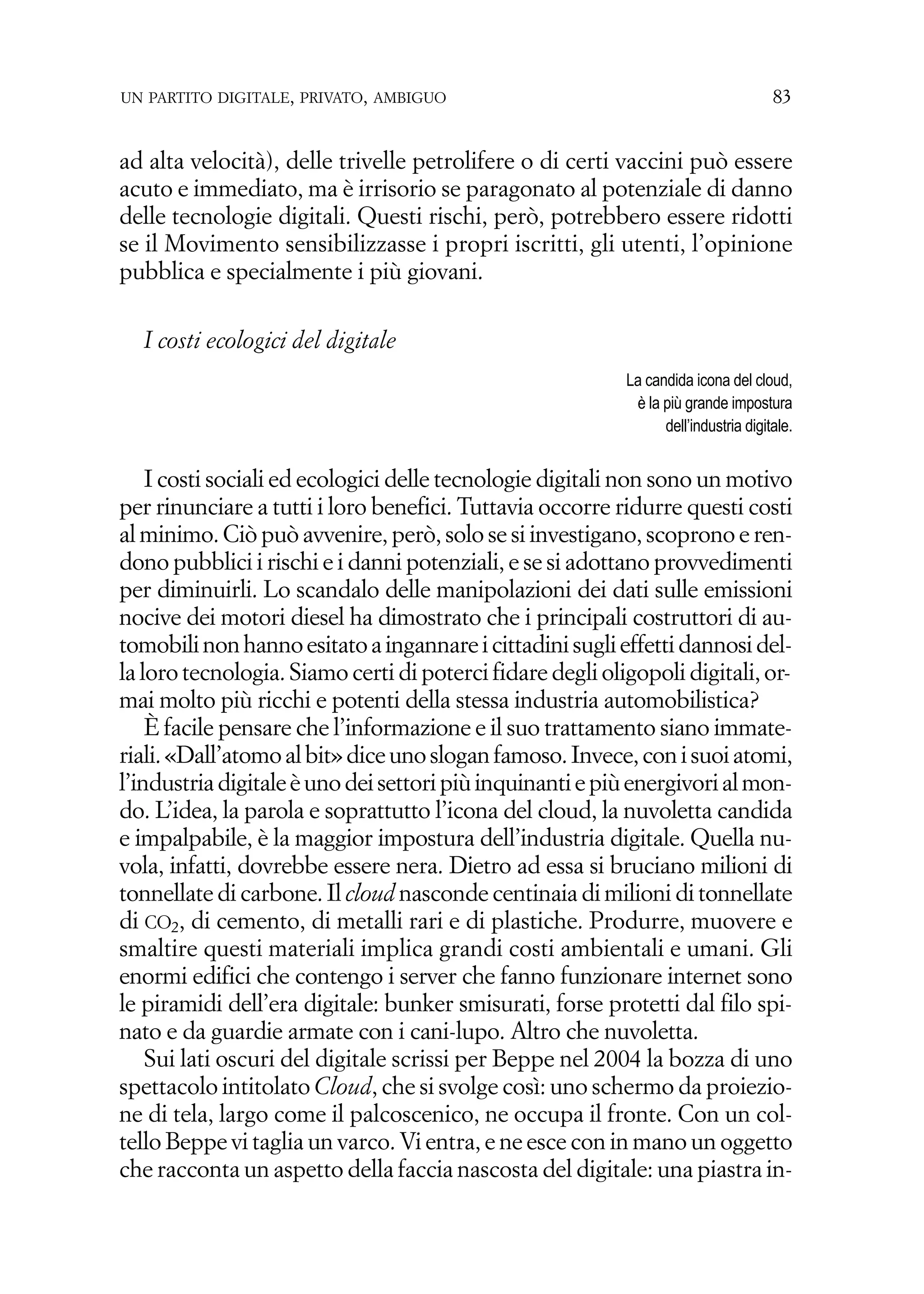 Un Partito digitale snaturati_2020_morosini