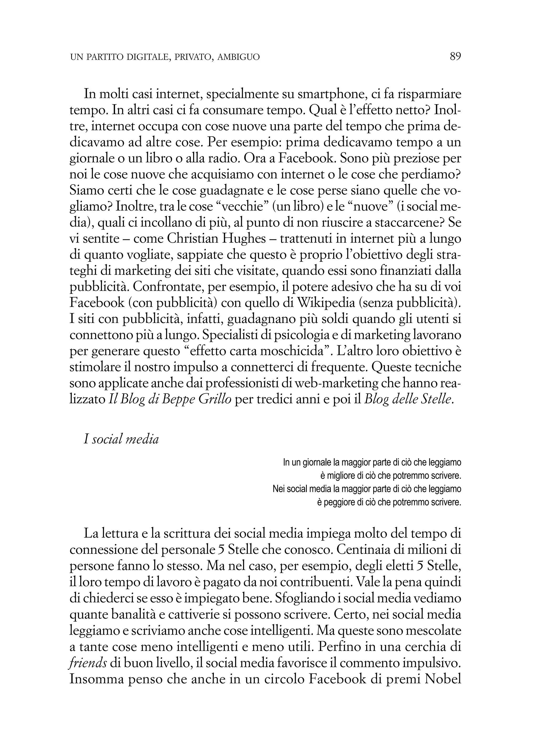 Un Partito digitale snaturati_2020_morosini