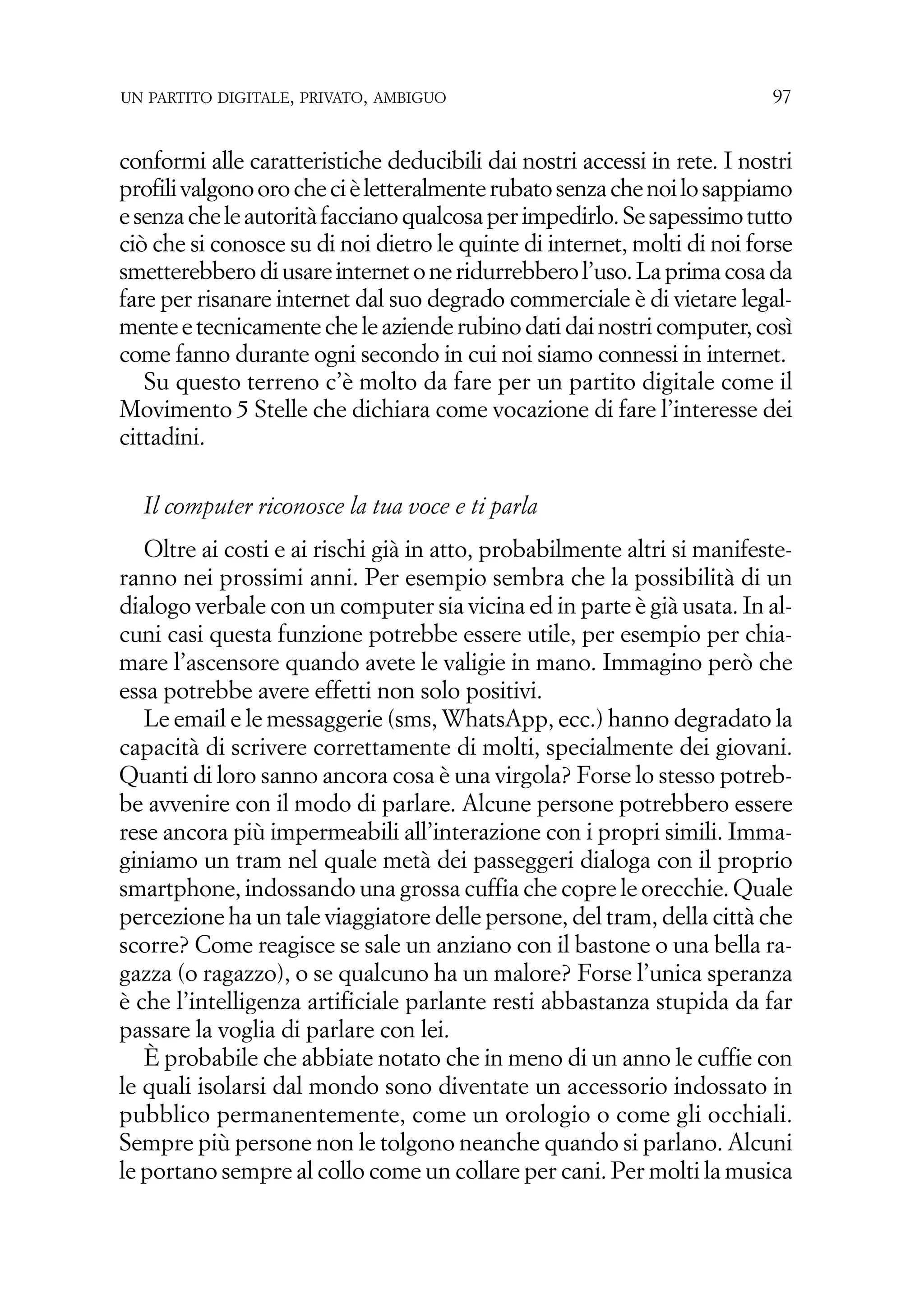 Un Partito digitale snaturati_2020_morosini