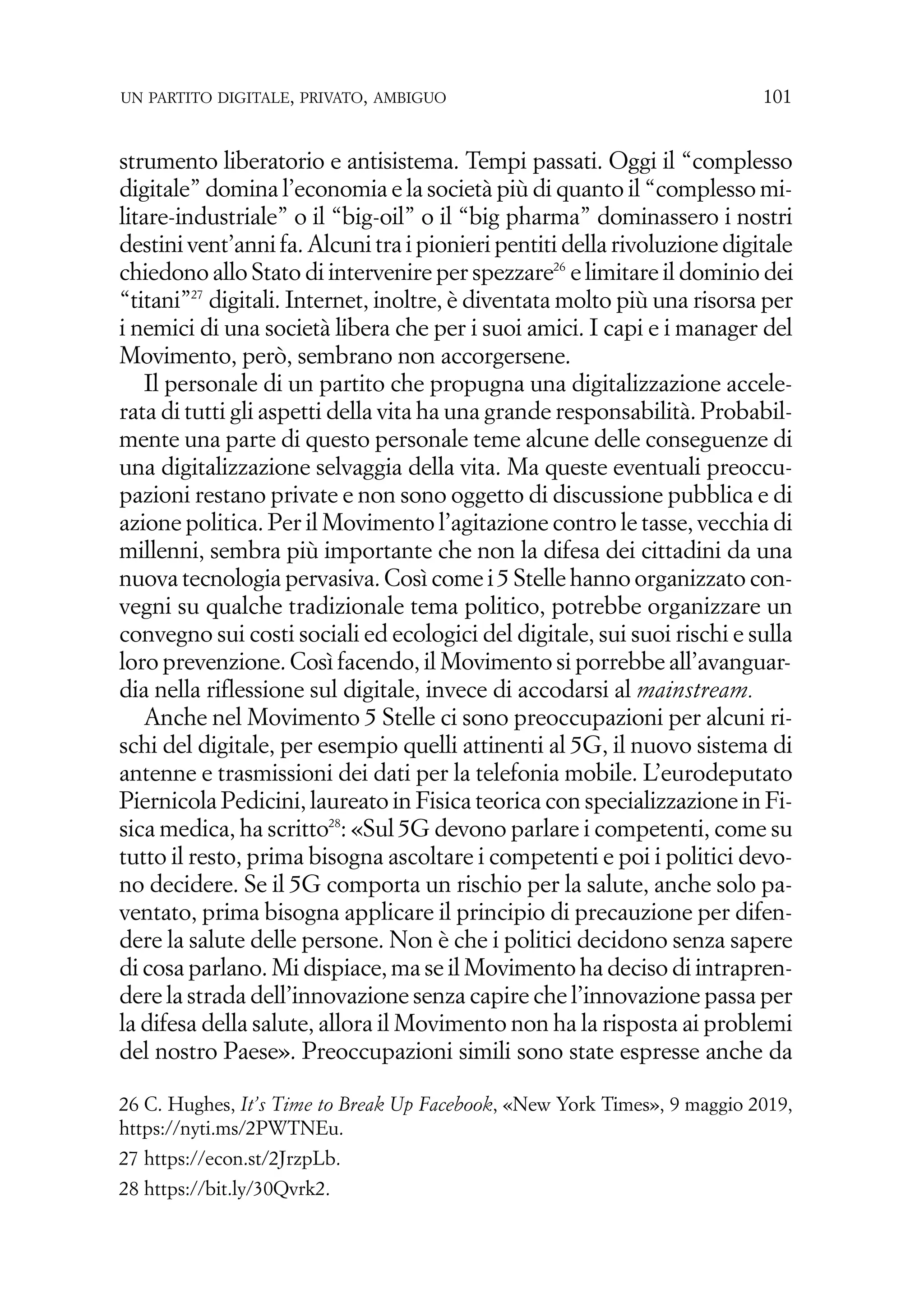 Un Partito digitale snaturati_2020_morosini