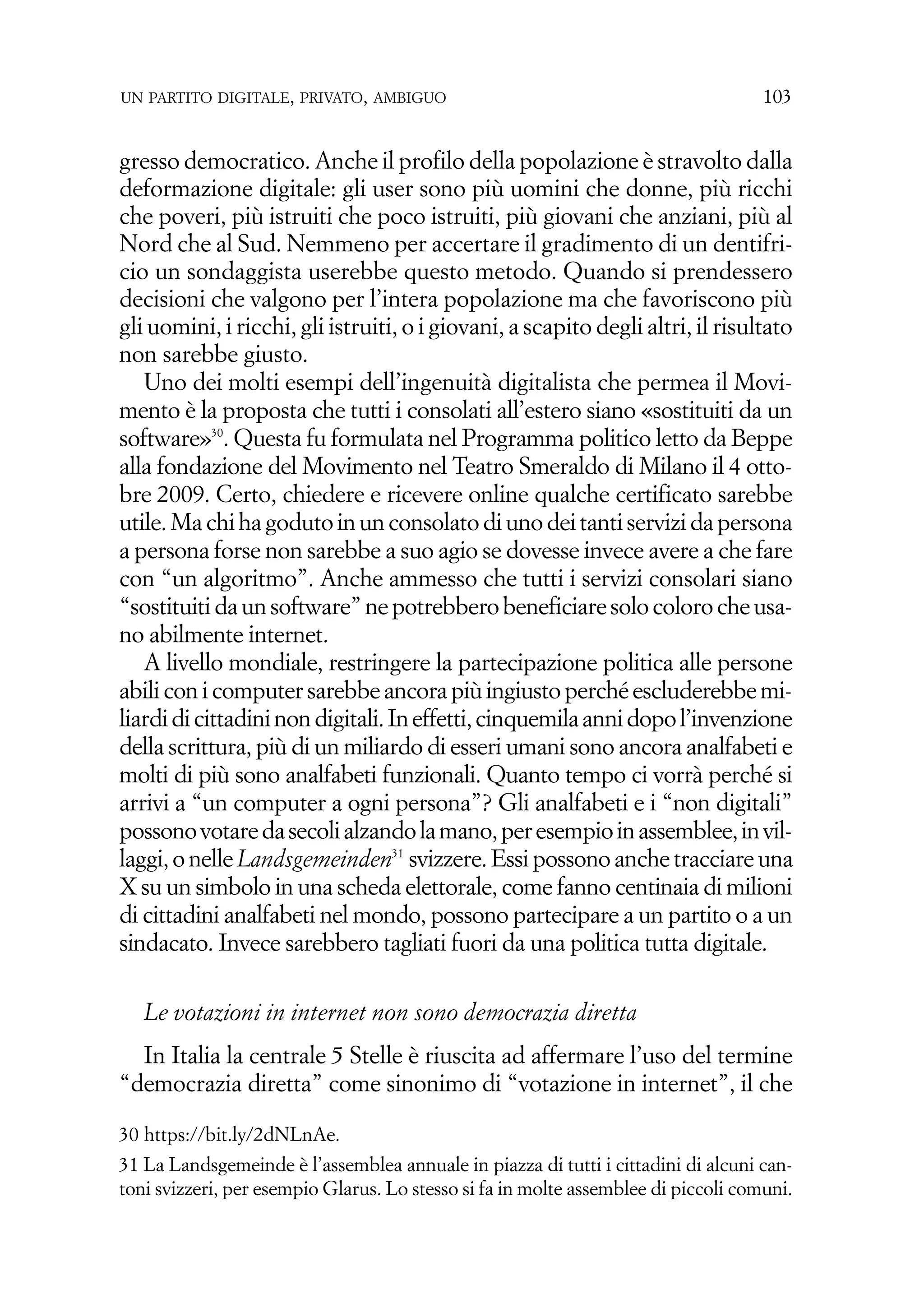 Un Partito digitale snaturati_2020_morosini