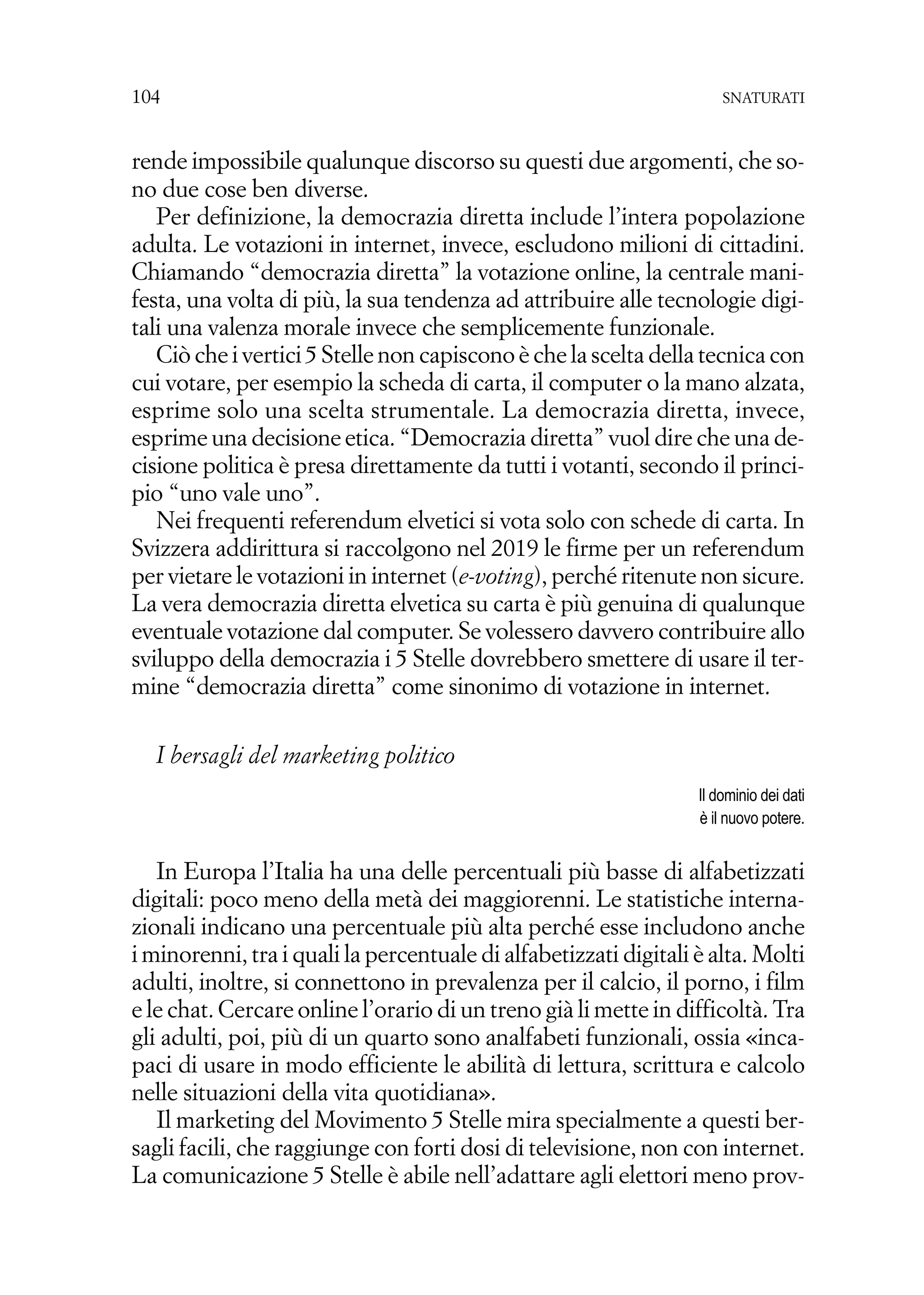 Un Partito digitale snaturati_2020_morosini