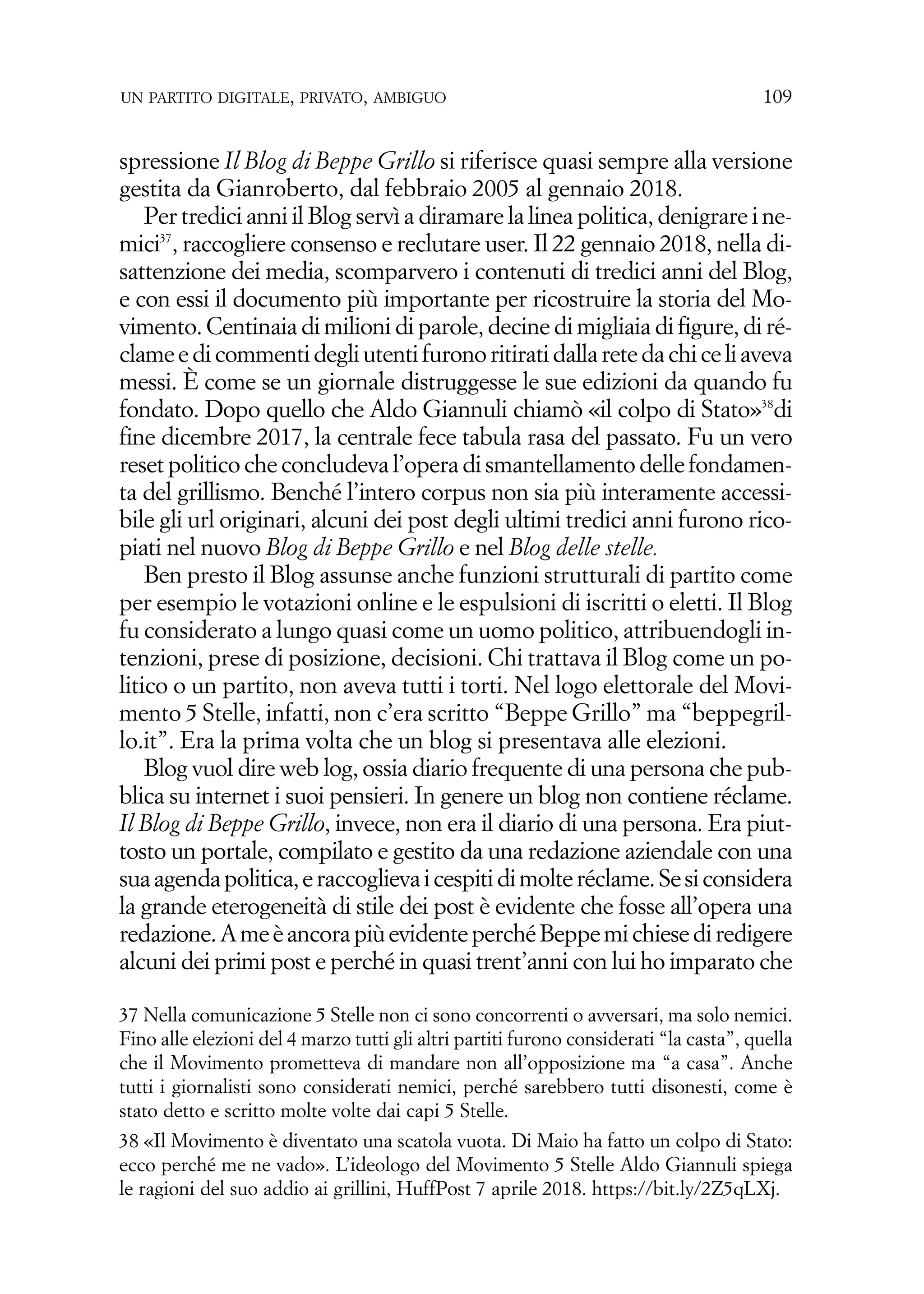 Un Partito digitale snaturati_2020_morosini