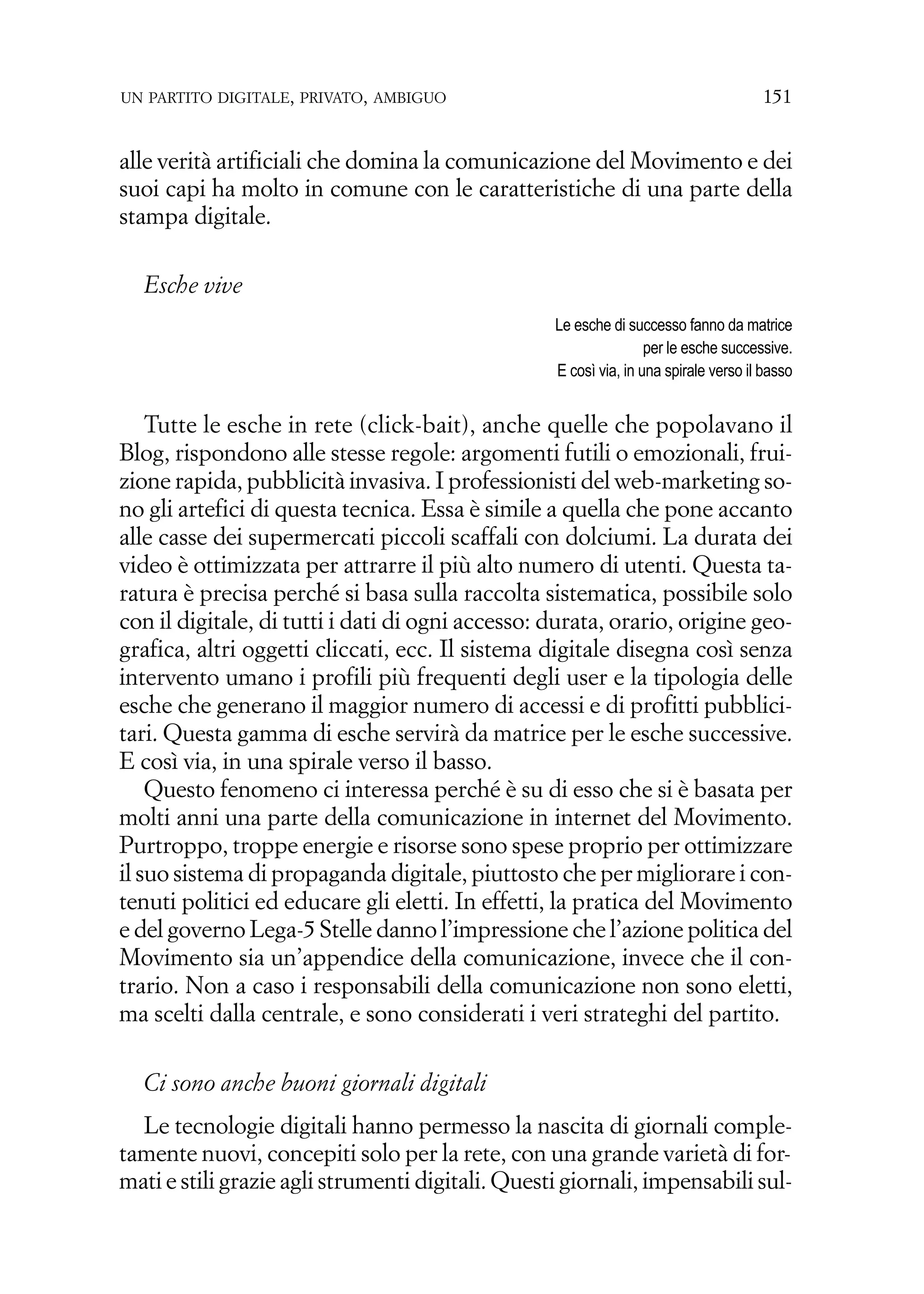 Un Partito digitale snaturati_2020_morosini