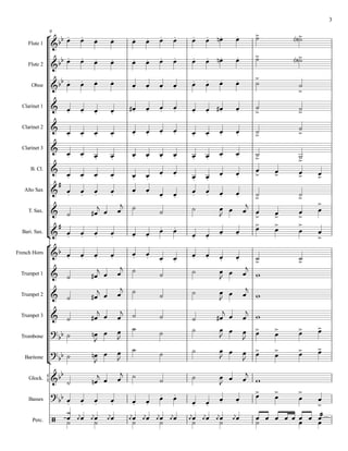 °
¢
°
¢
{
9
Flute 1
Flute 2
Oboe
Clarinet 1
Clarinet 2
Clarinet 3
B. Cl.
Alto Sax
T. Sax.
Bari. Sax.
French Horn
Trumpet 1
Trumpet 2
Trumpet 3
Trombone
Baritone
Glock.
Basses
Perc.
&bb
&bb
&bb
&
&
&
&
&
#
&
&
#
&b
&
&
&
?bb
?bb
&bb
?bb
/
œ. œ. œ. œ. œ. œ. œ. œ. œ. œ. œ.n œ. ˙> ˙><b>
œ. œ. œ. œ. œ. œ. œ. œ. œ. œ. œ.n œ. ˙> ˙><b>
œ. œ. œ. œ. œ. œ. œ. œ. œ. œ. œ. œ. ˙
>
˙
>
œ. œ. œ. œ.
œ.# œ. œ. œ. œ. œ. œ.# œ. ˙
> ˙>
œ. œ. œ. œ. œ. œ. œ. œ. œ. œ. œ. œ. ˙>
˙
>
œ. œ. œ. œ. œ. œ. œ. œ. œ. œ.
œ. œ. ˙> ˙>
œ. œ. œ. œ. œ. œ.
œ. œ. œ. œ.
œ. œ.
œ
> œ> œ> œ>
œ. œ. œ. œ.
œ. œ. œ. œ.
œ. œ. œ. œ. ˙> ˙>
˙ œ#
j
œ œ
j ˙
˙ ˙ œ
J
œ œ
j
œ
> œ>
œ
>
œ
>
œ. œ. œ. œ. œ. œ.
œ. œ.
œ. œ.
œ. œ.
œ>
œ
>
œ
>
œ
>
œ. œ. œ. œ. œ. œ. œ. œ.
œ. œ. œ. œ. ˙> ˙>
˙ œ#
j œ œ
j ˙ ˙ ˙ œ
J œ œ
j
w
˙ œ#
j œ œ
j ˙ ˙ ˙ œ
J œ œ
j
w
˙ œ#
j œ œ
j ˙ ˙ ˙ œ#
j œ œ
j w
˙ œn
J
œ œ
J
˙ ˙ ˙ œ
J œ œ
J œ> œ> œ> œ>
˙ œn
J
œ œ
J
˙ ˙ ˙ œ
J œ œ
J œ> œ> œ> œ>
˙ œn
j œ œ
j ˙ ˙ ˙ œ
J œ œ
j
w
œ. œ. œ. œ. œ. œ.
œ. œ.
œ. œ.
œ. œ.
œ> œ>
œ
>
œ
>
œ
¿
˙ œ
j
œ œ
j
œ˙ œ
j
œ œ
j
œ˙ œ
j
œ œ
j
œ˙ œ
j
œ œ
j
œ˙ œ
j
œ œ
j
œ˙ œ
j
œ ˙œ œ œ œ œ œœ œ ææœœ
3
 