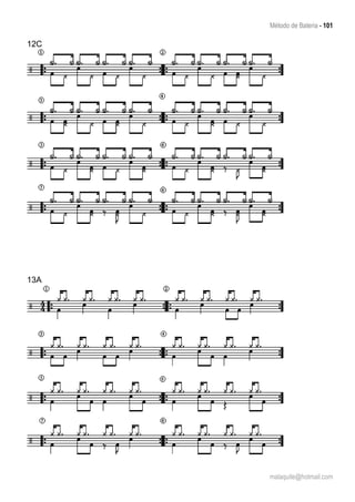 Método de Bateria - 101
malaquite@hotmail.com
12C
13A
 