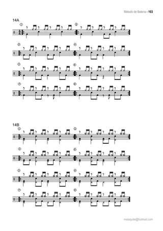 Método de Bateria - 103
malaquite@hotmail.com
14A
14B
 