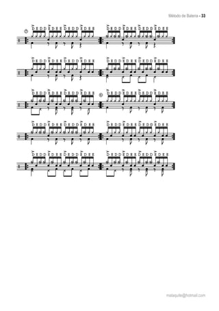 Método de Bateria - 33
malaquite@hotmail.com
 