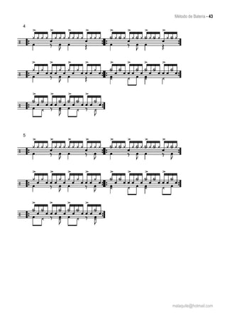 Método de Bateria - 43
malaquite@hotmail.com
4
5
 