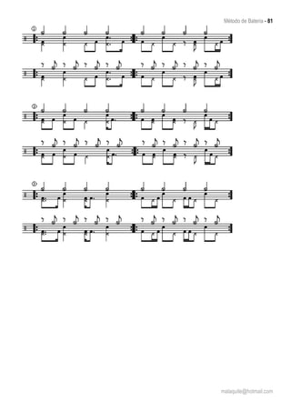 Método de Bateria - 81
malaquite@hotmail.com
 