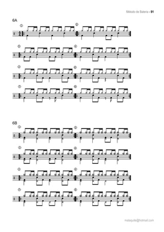 Método de Bateria - 91
malaquite@hotmail.com
6A
6B
 