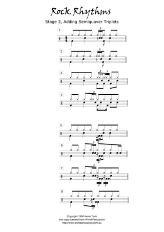 Copyright 1998, 2000 Kevin Tuck
This copy licensed from World Percussion Music and Resources
http://www.worldpercussion.com.au
 