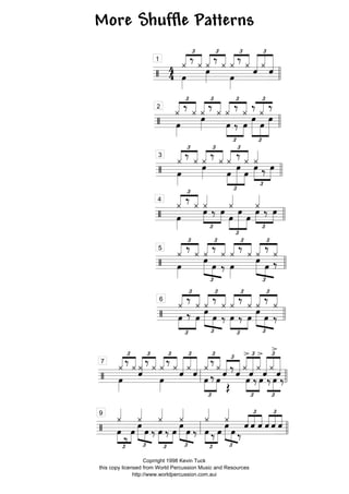 copyright 1998,2000 Kevin Tuck
This copy licensed from World Percussion music and resources
http://www.worldpercussion.com.au
 