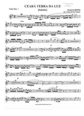 Tenor Sax. 1
[Subtitle] ~TALOE RENNOL a
An: Themistcoles Stanton
Canto
 