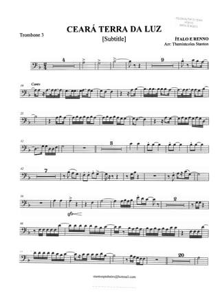 Trombone 3
C E A ~TERRA DA LUZ
[Subtitle] ~TALOE RENNO
Am: Themistcoles Stanton
,,, Canto -
 
