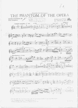 O Fantasma da Ópera - Highlights