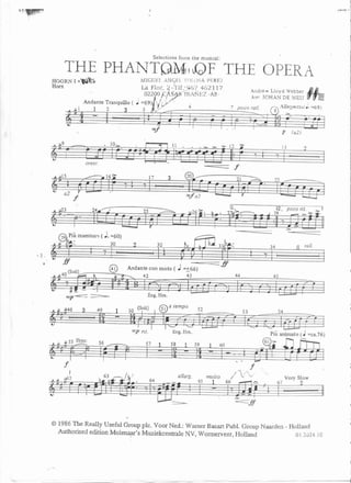 O Fantasma da Ópera - Highlights