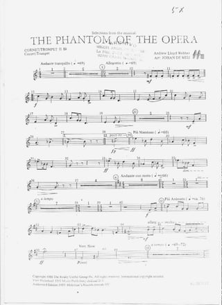 O Fantasma da Ópera - Highlights