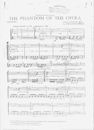 O Fantasma da Ópera - Highlights