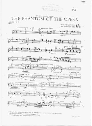 O Fantasma da Ópera - Highlights