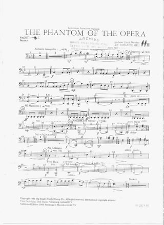 O Fantasma da Ópera - Highlights