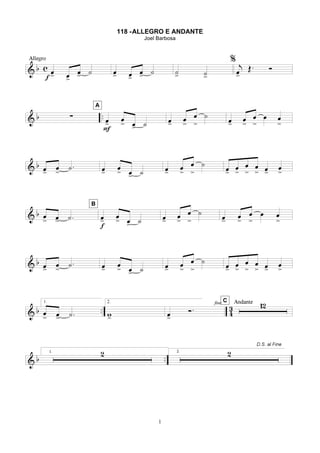 1
118 -ALLEGRO E ANDANTE
Joel Barbosa
 