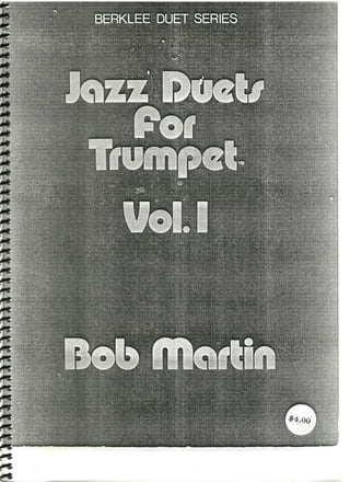 Jazz Duets for trumpet vol. I