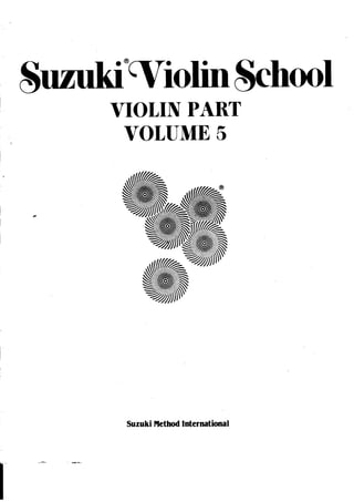 Suzuki volume 05 - Violino