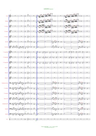 &
&
&
&
&
&
&
&
&
&
&
&
&
?
?
?
&
?
?
?
÷
b
##
#
#
#
##
#
##
##
##
#
#
#
b
b
b
#
b
##
#
..
..
..
..
..
..
..
..
..
..
..
..
..
..
..
..
..
..
..
..
..
Fluta.
Requinta
1º Clarinete
2º Clarinete
3º Clarinete
Sax-Alto
Sax-Tenor
1º Trompa Mib
2º Trompa Mib
3º Trompa Mib
Bb Tpt. 1
Bb Tpt. 2
Bb Tpt. 3
Trombone de Canto
1º Trombone
2º Trombone
Baritono Sib
Bombardino Dób
Tuba Mib
Tuba Sib
Perc.
77
∑
∑
∑
∑
∑
∑
œ. œ.
œ. œ.
77
∑
∑
∑
∑
∑
∑
œ. œ. œ.
œ.
œ. œ. œ.
œ.
œ. œ. œ.
œ.
œ. œ.
œ. œ.
œ. œ. œ.
œ.
œ. œ.
œ. œ.
œ. œ. œ.
œ.
77
∑
∑
∑
∑
∑
∑
∑
œ# . œ. œ. œ.
∑
∑
∑
∑
∑
∑
œ# . œ.
œ. œ.
œ# . œ.
œ. œ.
œ# . œ.
œ. œ.
œ# . œ. œ. œ.
œ# . œ.
œ. œ.
œ# . œ.
œ. œ.
œ# . œ. œ.
œ.
∑
Œ J
œ>
‰
Œ J
œ>
‰
Œ J
œ>
‰
Œ J
œ>
‰
Œ
J
œ
>
‰
Œ J
œ>
‰
j
œ
‰
J
œ
>
‰
Œ
J
œ>
‰
Œ
j
œ#
>
‰
Œ j
œ
>
‰
Œ J
œ>
‰
Œ
J
œ
>
‰
Œ
J
œ
>
‰
j
œ ‰ J
œ>
‰
j
œ ‰ J
œ>
‰
j
œ ‰ J
œ>
‰
j
œ
‰
J
œ
>
‰
j
œ ‰ J
œ>
‰
J
œ ‰ J
œ ‰
J
œ
‰ J
œ
‰
Œ
J
œ>
‰
∑
∑
∑
∑
∑
Œ œ
Œ œ
∑
∑
∑
∑
∑
∑
Œ œ
Œ œ
Œ œ
Œ œ
Œ œ
Œ œ>
Œ
œ>
∑
p
p
p
p
p
p
p
p
p
p
p
p
p
p
p
p
p
≈ œ œ
œ œ œ œ
œ
≈ œ œ
œ œ œ œ
œ
≈
œ œ
œ œ œ œ
œ
≈
œ œ
œ œ œ œ
œ
∑
˙
˙
‰ œ
J
œ
‰ œ
j
œ
‰ œ
j
œ
∑
∑
∑
˙
˙
˙
˙
˙
˙
˙
∑
œ œ œ
œ œ œ œ
œ
œ œ œ
œ œ œ œ
œ
œ œ œ œ œ œ œ
œ
œ œ œ œ œ œ œ
œ
∑
˙
˙
J
œ œ
J
œ
j
œ œ
j
œ
j
œ œ
j
œ
∑
∑
∑
˙
˙
˙
˙
˙
˙
˙
∑
J
œ
‰ Œ
J
œ
‰ Œ
J
œ
‰ Œ
J
œ
‰ Œ
∑
œ œ œ œ
œ œ œ œ
‰ œ
J
œ
‰ œ
j
œ
‰ œ
j
œ
∑
∑
∑
œ œ œ œ
œ œ œ œ
œ œ œ œ
œ œ œ œ
œ œ œ œ
œ œ œ œ
œ œ œ œ
∑
∑
∑
∑
∑
∑
œ œ
œ œ
‘
‘
‘
∑
∑
∑
œ œ
œ œ
œ œ
œ œ
œ œ
œ œ
œ œ
∑
≈ œ œ
œ œ œ œ
œ
≈ œ œ
œ œ œ œ
œ
≈
œ œ
œ œ œ œ œ
≈
œ œ
œ œ œ œ œ
∑
˙
˙
‰ œ
J
œ
‰ œ
J
œ
‰ œ
j
œ
∑
∑
∑
˙
˙
˙
˙
˙
˙
˙
∑
œ œ œ
œ œ œ œ
œ
œ œ œ
œ œ œ œ
œ
œ œ œ
œ œ œ œ
œ
œ œ œ
œ œ œ œ
œ
∑
˙
˙
J
œ œ
J
œ
J
œ œ
J
œ
j
œ œ
j
œ
∑
∑
∑
˙
˙
˙
˙
˙
˙
˙
∑
J
œ
‰ Œ
J
œ
‰ Œ
J
œ
‰ Œ
J
œ
‰ Œ
∑
œ œ œ œ
œ œ œ œ
‰ œ
J
œ
‰ œ
J
œ
‰ œ
j
œ
∑
∑
∑
œ œ œ œ
œ œ œ œ
œ œ œ œ
œ œ œ œ
œ œ œ œ
œ
œ œ œ
œ œ œ œ
∑
∑
∑
∑
∑
∑
œ œ
œ œ
‘
‘
‘
∑
∑
∑
œ œ
œ œ
œ œ
œ œ
œ œ
œ œ
œ œ
∑
- 7 -
JANJÃO DOBRADO
©Edição: Jorge Nobre / Ipu - Ce. Agosto de 2009
www.jorgenobredosax.blogspot.com
tutti
 
