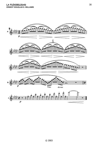 /$)/(;,%,/,'$'
(51(67'28*/$66:,//,$06
‹

(;7(16,21(6
/RVVLJXLHQWHVHVWXGLRVFRPLHQ]DQHQODWDQRWDGHODHVFDODHMHFXWHQDWXUDOPHQWH 
FRQ XQ SURFHGLPLHQWR IDYRUDEOH QXQFD GHVFXLGHV ORV WRQRV EDMRV FXDQGR WRTXHV
SHUIHFWDPHQWH ORV HVWXGLRV SDVH D VXV RWUDV YDULDQWHV GH DUWLFXODFLRQHV LQGLFDGDV HV
LPSRUWDQWHHMHFXWDUGHIRUPDOHQWDVHJXUD
 