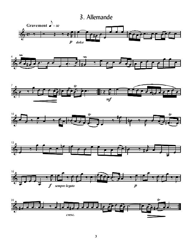 Sonata In A Joseph Bodin De Boismortie Sonata In A Joseph Bodin De Boismortie