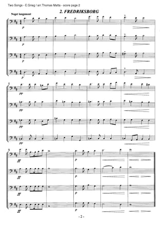 Duas peças clássicas para quarteto de trombones