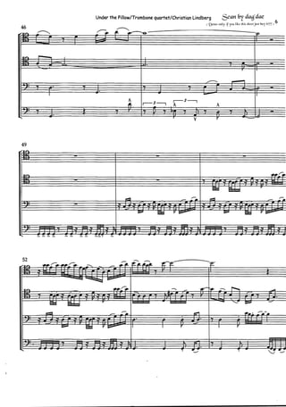 Under the pillow  - Trombone Quartet