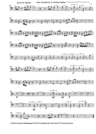 Under the pillow  - Trombone Quartet