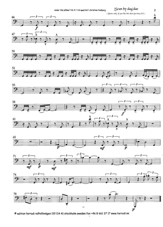 Under the pillow  - Trombone Quartet