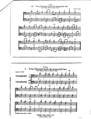 Quartet Chorales Luther Neander