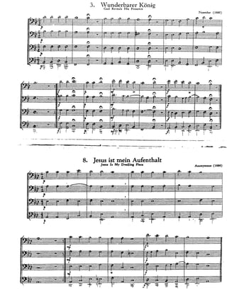 Quartet Chorales Luther Neander