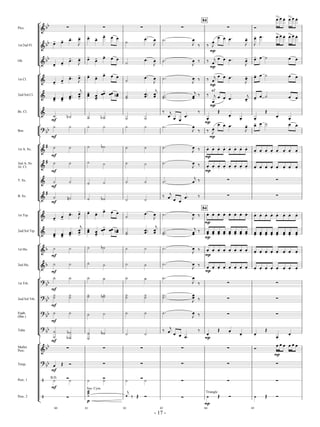 Across the Great Divide-score 6/8/07 2:47 PM p. 17
- 17 -
Picc.
[
]
! YY Q Q Q Q Q
84
R
C
>C C. C
>C C.
1st/2nd Fl. ! YY C- C- OC-
h
C- C- C- C- C C
B
OC
h
C OB
h
C
T T
h
C
mp
C C OC
h
C-
h
C- OC C
>C C. C
>C C.
Ob. ! YY
C-
C-
OC-
h
C- C-
C- C- C C
B OC
h
C OB
h
C T T g
C
mp
C C OC
h
C- C- C B C C
1st Cl.
[
]
! C-
C-
OC-
h
C- C-
C- C- C C
B
OC
h
C OB
h
C T T
g
C
mp
C C OC
h
C- C- C B C C
2nd/3rd Cl. ! CC-
CC-
OC OC-
C
g
C-
C-
C CC-
C-C CC CCY BB
OC OC C
g
C OB OB C
g
C
T T g
C
mp
a2
C C OC
g
C-
C-
C B C C
Bs. Cl. !
B
mf
BY B BY B B
T g
C C C
OC
T
C
mp.
S
C. C. C.
S
C. C.
Bsn.
[
]
#
YY B
mf
B B B B B OB
h
C
T T
h
C
mp
C C OC
h
C- C- C B C C
1st A. Sx.
[
]
!
W B
mf
B B BY B B OB
h
C T C
mp
. C. C. C. C. C. C. C.
C. C. C. C. C. C. C. C.
2nd A. Sx.
Al. Cl. !
W B
mf
B B B B B OB
h
C T C
mp. C. C. C. C. C. C. C. C. C. C. C. C. C. C. C.
T. Sx. ! Q QB
mf
B B B B B OB
g
C T
B. Sx. !
W Q QB
mf
BX B BY B B
T
g
C C C
OC T
1st Trp.
[
]
! C-
C-
OC-
h
C- C-
C- C- C C
B
OC
h
C OB
h
C T
84
C
mp
. C. C. C. C. C. C. C. C. C. C. C. C. C. C. C.
2nd/3rd Trp. ! CC-
CC-
OC OC-
C
g
C-
C-
C CC-
C-C CC CCY BB
OC OC C
g
C OB OB C
g
C
T CC
mp
.
CC.
CC.
CC.
CC.
CC.
CC.
CC. CC. CC. CC. CC.
CC.
CC.
CC.
CC.
1st Hn.
[
]
! Y B
mf
B B BY B B OB
h
C T C
mp
. C. C. C. C. C. C. C. C. C. C. C. C. C. C. C.
2nd Hn. ! Y B
mf
B B B B B OB
h
C T
C
mp. C. C. C. C. C. C. C. C. C. C. C. C. C. C. C.
1st Trb.
[
]
#
YY Q Q
B
mf
B B B B B OB
h
C
T
2nd/3rd Trb.
#
YY Q Q
B
mf
B BB BB BBY BB BB OB OB
h
CC T
Euph.
(Bar.)
#
YY Q QB
mf
B B B B B OB
h
C T
Tuba
#
YY B
B
mf
BY
BY
B
B
BY B B
T g
C C C OC
T
C
mp.
S C. C. C.
S
C.
C.
Mallet
Perc.
[
]
! YY Q Q Q Q Q R C
mp
C C C C C
Timp.
#
YY Q Q Q Q QC
mf
S R
Perc. 1 $ Q Q Q Q Q QB.D.
B
mf
B B B B B
Perc. 2 $ Q Q ∞
mp
Triangle
S R ∞ S RÇ
p
___Sus. Cym. g
í T S R
80 83 84 8581 82
 