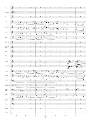 Across the Great Divide-score 6/8/07 2:47 PM p. 6
- 6 -
Picc.
[
]
! YY
Y Q Q Q Q Q Q Q
1st/2nd Fl. ! YY
Y Q Q Q Q Q Q Q
Ob. ! YY
Y Q Q Q Q Q Q Q
1st Cl.
[
]
! Y
C C OC
g
C- C B C C C-
C-
OC
g
C CC-
div.
C- OC
g
C C C
C OC
g
C A OB
g
C
T
2nd/3rd Cl. ! Y
C C OC
g
C- C B C C C-
C-
OC
g
C CC- C-
a2
OC
g
C C C
C OC
g
C A OB
g
C
T
Bs. Cl. ! Y
C-
C- C- C- B B
C-
C- OC-
g
C- B BY
B B OB
C OB
C
Bsn.
[
]
#
YY
Y C-
C-
C- C- B B
C-
C- OC-
g
C- B BY
B B OB
C OB
C
1st A. Sx.
[
]
! Q Q Q Q Q Q Q
2nd A. Sx.
Al. Cl. ! Q Q Q Q Q Q Q
T. Sx. ! Y Q Q Q Q Q Q Q
B. Sx. ! Q Q Q Q Q Q Q
1st Trp.
[
]
! Y Q Q Q Q Q S C
mp
All
C C C C C C C B
2nd/3rd Trp. ! Y Q Q Q Q Q S
CC
mp
CC CC CC CC
CC
CC CC BB
1st Hn.
[
]
! YY
C C
OC
g
C- C B C C C-
C-
OC
h
C C-
C-
OC
g
C C C
C OC
g
C A OB
g
C
T
2nd Hn. ! YY
C C
OC
g
C- C B C C C- C-
OC
h
C C- C-
OC
g
C C C C OC
g
C A OB
g
C
T
1st Trb.
[
]
#
YY
Y
A B B A B B B B OB C OB C
2nd/3rd Trb.
#
YY
Y
AA BB BB AA BB BB BB BB OB OB CC OB OB CC
Euph.
(Bar.)
#
YY
Y
C- C- C- C-
B B C- C- OC-
g
C- B BY B B C B C C B C
Tuba
#
YY
Y C- C- C- C- B B C- C- OC-
g
C- B BY B B
OB C
OB C
Mallet
Perc.
[
]
! YY
Y Q Q Q Q Q Q Q
Timp.
#
YY
Y
Q Q Q Q Q Q Q
Perc. 1 $ Q Q Q Q Q Q Q
Perc. 2 $ Q Q Q Q Q Q Q
18 19 20 21 22 23 24
 