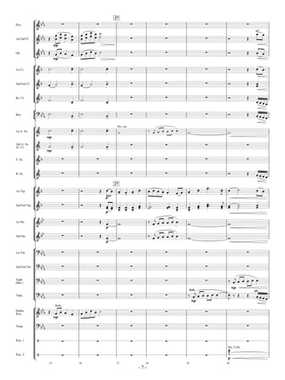 Across the Great Divide-score 6/8/07 2:47 PM p. 7
- 7 -
Picc.
[
]
! YY
Y Q Q Q Q Q Q
27
1st/2nd Fl. ! YY
Y Q Q QS
C
mp
C
C
C
C
C C
C
C
C
C
C
C
C C
C
B
B R S
C
a2
C
Ob. ! YY
Y Q Q QS C
mp
C C C C C C C B R S C C
1st Cl.
[
]
! Y Q Q QOB C- OB C- R S C C
2nd/3rd Cl. ! Y Q Q QC B C-
C B C- R S CC
Bs. Cl. ! Y Q Q Q
OB C-
OB C-
R S
C C C C
Bsn.
[
]
#
YY
Y Q Q QOB C-
OB C-
R S C C C C
1st A. Sx.
[
]
! OB
mp
C- OB C-
A
Hn. cue
T g
C C C C C C A A
2nd A. Sx.
Al. Cl. ! Q Q Q QOB
mp
C- OB C-
T. Sx. ! Y Q Q Q Q Q Q
B. Sx. ! Q Q Q Q Q R S C C C C
1st Trp.
[
]
! Y Q R S C
p
C
27
C- C-
C-
C- C C C C C C C C-
C- OC-
h
C- C B C C
2nd/3rd Trp. ! Y Q R S CC
p
CC CC-
CC-
CC-
CC- BB- CC- CC-
CC-
CC-
OC-
OC C
g
C-
CCC BC B
1st Hn.
[
]
! YY Q R S
C
p
A
T g
C C C C C C A A
2nd Hn. ! YY Q R S C
p
A
T g
C C C C C C A A
1st Trb.
[
]
#
YY
Y
Q Q Q Q Q Q
2nd/3rd Trb.
#
YY
Y
Q Q Q Q Q Q
Euph.
(Bar.)
#
YY
Y
Q Q Q Q Q T g
C
mp
C C C C C
Tuba
#
YY
Y
Q Q Q Q T g
C
mp
Solo
C C C C C
h
C T S S C
All
C C C
Mallet
Perc.
[
]
! YY
Y Q Q Q QS C
mp
Bells
C C C C C C C B
Timp.
#
YY
Y
Q Q Q Q Q Q
Perc. 1 $ Q Q Q Q Q Q
Perc. 2 $ Q Q Q Q Q Ç
p
___Sus. Cym.
25 26 27 28 29 30
 