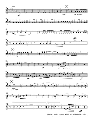 & bb bb
b
Trio
43
Ï.
Î ú>
Ä
ú ú> .Ï>
j
Ï> Ï> Ï> Ï>
Î ú>
C
Î Ï
p
Ï Ï
leggero
Ï Ï Ï
& bb
b
48
Ï Ï Ï Ï Ï Ï Ï Ï Ï Ï Ï Ï Ï Ï Ï Ï Ï Ï Î Ï Ï Ï Ï Ï Ï Ï Ï Ï Ï Ï Ï
& bb
b
53
Ï# Ï .Ï
j
Ï w Î Ï Ï Ï Ï Ï Ï Ï Ï Ï Ï Ï Ï Ï Ï Ï Ï Ï Ï Ï
& bb
b
58
Ï Ï Ï Ï Ï Ï Î î Ï Ï Ï Ï w Ï Î î
D
16
& bb
b ..
E79
Î Ï
f
Ï Ï Ï Ï Ï w>
Î Ï> Ï> ú> ú Ï Î Î Ï Ï Ï Ï Ï Ï w>
& bb
b
85
Î Ï> Ï> ú> ú Ï Î Ï
p
ú Ïn Ïn
poco a poco cresc.
Ï Ï Ï ú Ï ú Ïn
& bb
b
90
Ï Ï Ïn Ï ú Ï
F
Ï Ï Ï Ï
Ï
cresc.
Ï Ï Ïn Ï Ï
Ï Ï Ï Ï Ï Ï Ï Ï Ï Ï
>
Î
ú>
Ä
& bbb
F95
w
ì lead
ú ú Ïn Ï Ï.
ä
J
Ï Ïn Ï Ï Ï w ú úb Ïn Ï .Ï
J
Ïb
& bb
b
102
Ï Ïn . Ï. Ïn . Ï. Ï# . Ï. w ú ú Ï ä
J
Ï Ïn Ï Ï Ï Ïn Ï
Ï
ä
J
Ï Ïn Ïb
& bb
b ..
108 1
Ïn
> Ï> Ï#> Ï> w> Ï Î î
2
Ïn
> Ï> Ï#> Ï> Ï>
Ï Ï Ï Ï Ï Ï>
Î Ï>
ì
Î
Barnum & Bailey's Favorite March - 2nd Trumpet in B b - Page 2
 