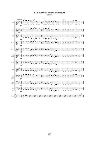 162
87.LAUDATE, PUERI, DOMINUM
Cânone
 