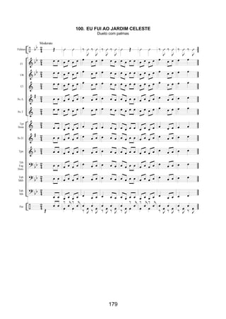 179
100. EU FUI AO JARDIM CELESTE
Dueto com palmas
 