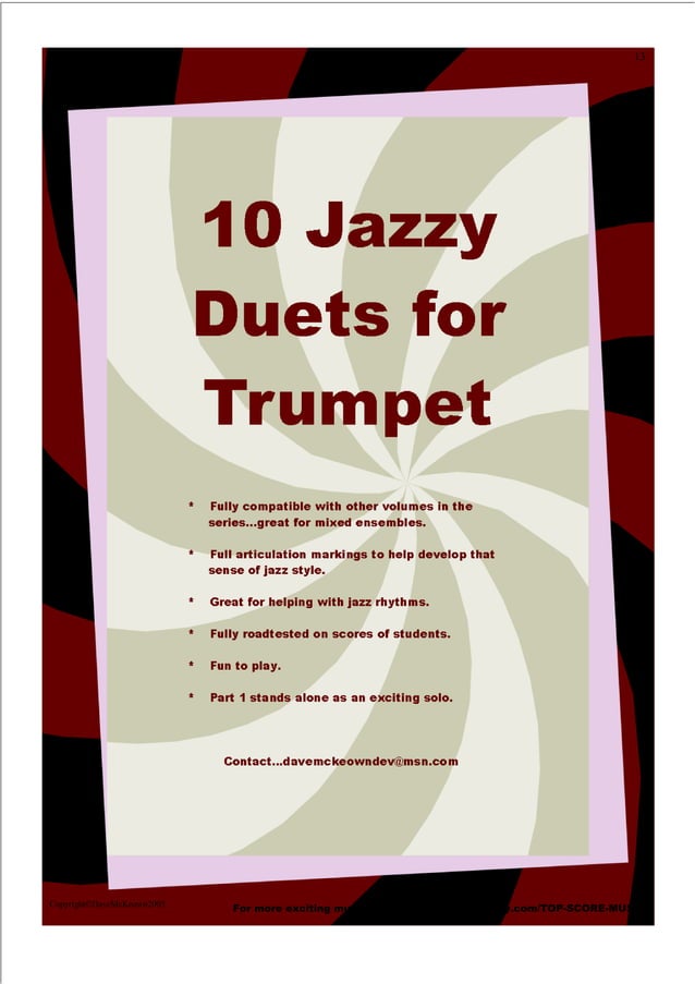 10 Easy Jazz Duets Bflat Instruments - View #11