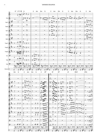 =======================================&
E7 E7
£
ˆ««««
F
ˆ««««
#ˆ««««
F#
ˆ««««
j‰
G
Œ ˙««««
C Am Dm G C Am Dm G C Am Dm G C Am
Voz
=======================================& w ˆ««««
j
‰ Œ Œ ˆ«««« w œ»»»»
. œ»»»»
J »»»»
»»»»»
»»»»
»»»»
œ œ œ œ œ»»»»
««««
««««
ˆ ˆ ˙««««
ˆ««««
. œ»»»»
J »»»»
»»»»»
»»»»
»»»»
œ œ œ œ œ»»»»
««««
««««
ˆ ˆ œ»»»»
. ˆ««««
j ˆ««««
«««« ««««
ˆ ˆ ˆ«««« œ»»»»
w
Sxa1
=======================================&
##
#
∑ Ó
#˙_»»»» ∑ ∑ Œ
œ_»»»»
»»»»
œ œ»»»»
. œ»»»»
J ˙»»»»
˙»»»» ∑ ∑ Œ
œ__»»»»
»»»»
œ_œ_»»»»
£
œ_»»»» œ»»»»
Sxa2
=======================================&
##
#
∑ Ó
b˙_»»»» ∑ ∑ Œ
»»»»
»»»»
œ œ œ»»»»
. œ»»»»
J ˙»»»»
˙»»»»
∑ ∑ Œ
œ__»»»»
»»»»
œ_
£
œ_»»»»
œ_»»»» œ»»»»
Sxt1
=======================================&
## ∑ Ó b˙»»»» ∑ ∑ Œ »»»»
»»»»
œ œ œ»»»»
. œ»»»»
J ˙»»»»
˙»»»»
∑ ∑ Œ
œ»»»»
»»»»
œ
£
œ»»»»
œ»»»» œ»»»»
Sxt2
=======================================&
## ∑ Ó b˙»»»»
∑ ∑ Œ ˆ««««
««««
ˆ ˆ««««
. ˆ««««
j ˙»»»» ˙«««« ∑ ∑ Œ
»»»»
»»»»
œ œ œ»»»»
£
œ»»»» œ»»»»
Sxbr
=======================================&
##
#
∑ Ó
˙«««« ∑ ∑ ∑ ∑ ∑ ∑ Œ
»»»»
»»»»
œ__œ_ œ_»»»»
£
œ_»»»» œ»»»»
Tmpt1
=======================================&
## Ó
£
œ»»»»
œ»»»»
#œ»»»»
œ_»»»»
J
‰ Œ Ó ∑ ∑ ∑ ∑ Œ »»»»
»»»»
œ œ œ»»»»
. ˆ««««
j ˙«««« ˙«««« ∑
Tmpt2
=======================================&
## Ó
£
œ»»»»
œ»»»»
#œ»»»» œ»»»»
J ‰ Œ Ó ∑ ∑ ∑ ∑ Œ »»»»
»»»»
œ œ œ»»»»
. ˆ««««
j ˙«««« ˙««««
∑
Tmpt3
=======================================&
## Ó
£
#ˆˆ««««« ˆ#ˆ««««««
b ˆ«««««
#ˆ ˆˆ«««««
j‰ Œ Ó ∑ ∑ ∑ ∑ Œ «««««
«««««
ˆˆ ˆˆ ˆ.ˆ«««««
. ˆ_«««««
jˆ ˙_«««««
˙ ˙_«««««
˙ ∑
Tb1
=======================================? ˙_«««« £
œ__»»»»
œ__»»»»»
#œ__»»»»»
œ
___»»»»»
J
‰ Œ Ó Œ
œ_»»»» »»»»
œ œ»»»»
. œ»»»»
J ˙»»»»
˙»»»» ∑ ∑ ∑ ∑ ∑
Tb2
=======================================? ˙_««««
œ»»»»
£
œ_»»»»
#œ_»»»»
œ_»»»»
J
‰ Œ Ó Œ
»»»» »»»»
œ_ œ œ»»»»
. œ»»»»
J ˙»»»»
˙»»»» ∑ ∑ ∑ ∑ ∑
Tb3
=======================================? ˙_««««
#œ»»»»»
£
œ#œ
œ»»»»»»
b œ#œ»»»»»
œœ»»»»»
J ‰ Œ Ó Œ ««««
««««
ˆ ˆ ˆ««««
. ˆ««««
j ˙«««« ˙«««« ∑ ∑ ∑ ∑ ∑
Drums
=======================================/ «««««««« ««««««
ˆ
¿ ¿¿«««
«««
¿¿
«««««««««««
««««««««
««««««
ˆ
¿¿
ˆ
¿
ˆ
¿
ˆ ˆ
¿
««««««««««««««
¿¿¿«««
«««
¿
ˆ«««««««««««
««««««««
««««««
¿¿ ¿
ˆˆ
¿
ˆ «««««««« ««««««
¿
ˆ
¿¿«««
«««
¿¿
«««««««««««
««««««««
««««««
ˆ
¿¿
ˆ
¿
ˆ
¿
ˆ ««««««««««««««
¿
ˆ
¿¿«««
«««
¿ ¿
«««««««««««
««««««««
««««««
¿
ˆ
¿
ˆ
¿
ˆ ˆ
¿
««««««««««««««
ˆ
¿¿¿«««
«««
¿ ¿
«««««««««««
««««««««
««««««
ˆ
¿¿
ˆˆ
¿ ¿
ˆ «««««««« ««««««
ˆ
¿ ¿¿«««
«««
¿¿
«««««««««««
««««««««
««««««
ˆ
¿¿
ˆˆ
¿
ˆ
¿
««««««««««««««
ˆ
¿¿¿«««
«««
¿ ¿
ˆ
¿
«««««««««««
««««««««
««««««
¿
ˆ
¿
ˆ ˆ
¿
ˆ
¿
««««««««««««««
¿¿¿«««
«««
¿¿
«««««««««««
««««««««
««««««
ˆ
¿
ˆˆ
¿
ˆ
¿
«««««««« ««««««
¿
ˆ
¿¿«««
«««
¿ ¿
«««««««««««
««««««««
««««««
ˆ
¿¿ ¿
ˆˆˆ
¿
l
l
l
l
l
l
l
l
l
l
l
l
l
l
l
l
l
l
l
l
l
l
l
l
l
l
l l
l
l
l
l
l
l
l
l
l
l
l
l
l
l
l
l
l
l
l
l
l
l
l
l
l
l
253
l
l
l
l
l
l
l
l
l
l
l
l
l
l
l
l
l
l
l
l
l
l
l
l
l
l
ll
l
l
l
l
l
l
l
l
l
l
l
l
l
l
l
l
l
l
l
l
l
l
l
l
l
l l
l
l
l
l
l
l
l
l
l
l
l
l
l
l
l
l
l
l
l
l
l
l
l
l
l
l l
l
l
l
l
l
l
l
l
l
l
l
l
l
l
l
l
l
l
l
l
l
l
l
l
l
l l
l
l
l
l
l
l
l
l
l
l
l
l
l
l
l
l
l
l
l
l
l
l
l
l
l
l l
l
l
l
l
l
l
l
l
l
l
l
l
l
l
l
l
l
l
l
l
l
l
l
l
l
l l
l
l
l
l
l
l
l
l
l
l
l
l
l
l
l
l
l
l
l
l
l
l
l
l
l
l l
l
l
l
l
l
l
l
l
l
l
l
l
l
l
l
l
l
l
l
l
l
l
l
l
l
l l
l
l
l
l
l
l
l
l
l
l
l
l
l
l
l
l
l
l
l
l
l
l
l
l
l
l
=======================================&
Dm G C Am Dm G C Bb7
bb
b
Eb Eb7 Ab Bb/Ab Eb/G
=======================================&
∑ ∑ ∑ ∑ bbb ∑ ∑ ∑ ∑ ∑
=======================================&
### ˙_»»»» Ó Œ
»»»» »»»»
œ__ œ_ œ_»»»»
£
œ_»»»» œ»»»»
˙_»»»» Ó «««« ««««
ˆ ˆ »»»»
»»»»
»»»»
»»»»»œœœnœn ˙»»»»
˙ »»»»
»»»»»»
»»»»»
»»»»
nn
n œ
œ__œœ»»»» »»»»
œœbœ»»»»
Œ
»»»»
»»»»
œ œ ˙»»»» Œ
»»»»
»»»»
œ œ ˙»»»»
w ˙»»»» Ó
=======================================&
##
# ˙_»»»» Ó Œ
œ__»»»» »»»»
œ_
£
œ_»»»»
œ_»»»» œ»»»»
˙_»»»» Ó ˆ«««« ««««
ˆ »»»»
»»»»
»»»»
»»»»»œœœnœ˙n ˙»»»»
»»»»
»»»»»»
»»»»»
»»»»
nn
n œœ_œœˆ««««
««««
ˆˆ«««« Œ »»»»
»»»»
œ œ ˙»»»» Œ œ»»»»
»»»»
œ ˙»»»»
w ˙»»»» Ó
=======================================&
## ˙»»»» Ó Œ »»»» »»»»
œ œ œ»»»»
£
œ»»»» œ»»»»
˙»»»» Ó
«««« ««««
ˆ ˆ ˆ««««
««««
««««
««««
ˆˆbˆ˙»»»» b œ»»»»
»»»»»»»
»»»»»»
»»»»»
œ_œœ»»»» »»»»
œœˆ««««
Œ
»»»»
»»»»
œ œ ˙»»»» Œ »»»»
»»»»
œ œ ˙»»»»
w ˙»»»» ‰
ˆ««««
jˆ«««« ««««
ˆ
=======================================&
## ˙»»»» Ó Œ
»»»» »»»»
œ œ
£
œ»»»»
œ»»»» œ»»»»
˙»»»» Ó
«««« ««««
ˆ ˆ ««««
««««
««««
««««
ˆˆˆbˆ˙«««« «««««
««««
««««
«««««
b ˆˆˆˆ««««
««««
ˆˆˆ«««« Œ »»»»
»»»»
œ œ ˙»»»» Œ »»»»
»»»»
œ œ ˙»»»»
w ˙»»»»
‰
ˆ««««
jˆ«««« ««««
ˆ
=======================================&
##
# ˙_»»»» Ó Œ
»»»»
»»»»
œ__ œ_
£
œ_»»»»
œ_»»»» œ»»»»
˙_»»»» Ó ˆ«««« ««««
ˆ »»»»
»»»»
»»»»
»»»»»œœœnœn˙»»»» »»»»
»»»»»»
»»»»»
»»»»
nn
n œ
œ__œœœ»»»»
»»»»
œbœ»»»»
Œ »»»»
»»»»
œ œ ˙»»»» Œ ««««
««««
ˆ ˆ ˙«««« w ˙«««« ‰ œ»»»»
J »»»»
»»»»
œ œ
=======================================&
## Ó œ»»»»
œ»»»»
˙»»»» Ó Ó œ»»»»
œ»»»»
˙»»»» »»»»
»»»»
»»»»
»»»»»nœ œ œ œ
b
˙_»»»» Ó ˙»»»»
œ»»»»
»»»»
»»»»
»»»»
œ œ œ ˙««««
ˆ««««
««««
««««
««««
ˆ ˆ ˆ
£
œ»»»»
œ»»»»
œ»»»»
£
œ»»»» ˆ««««
ˆ««««
w
=======================================&
## Ó œ»»»»
œ»»»»
˙»»»»
Ó Ó œ»»»»
œ»»»»
˙»»»»
nœ»»»»
»»»»
»»»»
»»»»»
œ œ œ ˙»»»»b Ó ˙»»»»
œ»»»»
»»»»
»»»»
»»»»
œ œ œ ˙««««
ˆ««««
««««
««««
««««
ˆ ˆ ˆ
£
œ»»»»
œ»»»»
œ»»»»
œ»»»»
£
ˆ««««
ˆ««««
w
=======================================&
## Ó ˆ««««
ˆ ˆ««««
ˆ ˙«««««
˙ Ó Ó ˆ««««
ˆ ˆ««««
ˆ ˙˙««««« »»»»
»»»»
»»»»
»»»»»nœ œ œ œ ˙»»»»»
˙b Ó ˙»»»»
»»»»
»»»»
»»»»
»»»»
œ œ œ œ ˙««««
««««
««««
««««
««««
ˆ ˆ ˆ ˆ
£
œ»»»»
œ»»»»
œ»»»»
œ»»»»
£
ˆ««««
ˆ««««
w
=======================================? Ó
œ_»»»»
œ_»»»»
˙_»»»» Ó Ó
œ_»»»»
œ_»»»»
˙_»»»» »»»»
»»»»
»»»»
»»»»»bœ œ_œ_ œ__ ˙__»»»»
bb
b Ó ∑ ∑ ∑ Ó ‰ œ»»»»
J »»»»
»»»»
œ œ
=======================================?
Ó
œ»»»»
œ»»»»
˙»»»» Ó Ó
œ»»»»
œ»»»»
˙»»»»
»»»»
»»»»
»»»»
»»»»»bœ œ_œ_ œ__
bb
b
˙_»»»» Ó ∑ ∑ ∑ Ó ‰ œ»»»»
J »»»»
»»»»
œ œ
=======================================?
Ó œ»»»»
œ œ»»»»
œ ˙»»»»»
˙ Ó Ó œœ»»»»
œœ»»»»
˙˙»»»»»
bœ»»»»
»»»»
»»»»
»»»»»
œ_œ_ œ__
bb
b
˙»»»»»
˙ Ó ∑ ∑ ∑ Ó ‰ œ»»»»
J œ»»»»
»»»»
œ
=======================================/ ««««««««««««««
¿
ˆ
¿¿««« «««
¿ ¿
«««««««««««
««««««««
««««««
¿
ˆ
¿
ˆ
¿
ˆ ˆ
¿
ˆ
¿
«««««««« ««««««
¿¿¿««««««
¿
«««««««« «««
««««««««
««««««
¿
ˆ
¿
ˆˆ
¿ ¿
ˆ ««««««««««««««
ˆ
¿¿¿««« «««
¿ ¿
«««««««««««
««««««««
««««««
¿
ˆ
¿
ˆ
¿
ˆ ˆ
¿
ˆ
¿
«««««««« ««««««
¿¿¿««««««
¿¿
ˆ«««««««««««
««««««««
««««««
¿
ˆ
¿
ˆ
¿
ˆ
¿
ˆ««««««««««««««
¿¿««««««
¿¿
«««««««««««
««««««««
««««««
ˆ
¿¿
ˆˆ
¿
ˆ
¿
««««««««««««««
ˆ
¿¿¿««« «««
¿ ¿
«««««««««««
««««««««
««««««
¿
ˆ
¿
ˆˆ
¿ ¿
ˆ «««««««« ««««««
ˆ
¿ ¿¿««««««
¿¿
«««««««« «««
««««««««
««««««
¿
ˆ
¿
ˆˆ
¿ ¿
ˆ ««««««««««««««
ˆ
¿¿¿««« «««
¿ ¿
«««««««««««
««««««««
««««««
¿
ˆ
¿ ¿
ˆˆ
¿
ˆ ˆ«««««««« ««««««
¿ ¿¿««« «««
¿ ¿ ¿
«««««««««««
««««««««
««««««
ˆ
¿ ¿
ˆˆ
¿
ˆl
l
l
l
l
l
l
l
l
l
l
l
l
l
l
l
l
l
l
l
l
l
l
l
l
l
l l
l
l
l
l
l
l
l
l
l
l
l
l
l
l
l
l
l
l
l
l
l
l
l
l
l
l
262
l
l
l
l
l
l
l
l
l
l
l
l
l
l
l
l
l
l
l
l
l
l
l
l
l
l
l l
l
l
l
l
l
l
l
l
l
l
l
l
l
l
l
l
l
l
l
l
l
l
l
l
l
l l
l
l
l
l
l
l
l
l
l
l
l
l
l
l
l
l
l
l
l
l
l
l
l
l
l
ll
l
l
l
l
l
l
l
l
l
l
l
l
l
l
l
l
l
l
l
l
l
l
l
l
l
l“
“
“
“
“
“
“
“
“
“
“
“
“
“
“
“
“
“
“
“
“
“
“
“
“
“
“ l
l
l
l
l
l
l
l
l
l
l
l
l
l
l
l
l
l
l
l
l
l
l
l
l
l
l l
l
l
l
l
l
l
l
l
l
l
l
l
l
l
l
l
l
l
l
l
l
l
l
l
l
l l
l
l
l
l
l
l
l
l
l
l
l
l
l
l
l
l
l
l
l
l
l
l
l
l
l
l l
l
l
l
l
l
l
l
l
l
l
l
l
l
l
l
l
l
l
l
l
l
l
l
l
l
l l
l
l
l
l
l
l
l
l
l
l
l
l
l
l
l
l
l
l
l
l
l
l
l
l
l
l
GRANDES BOLEROS15
 